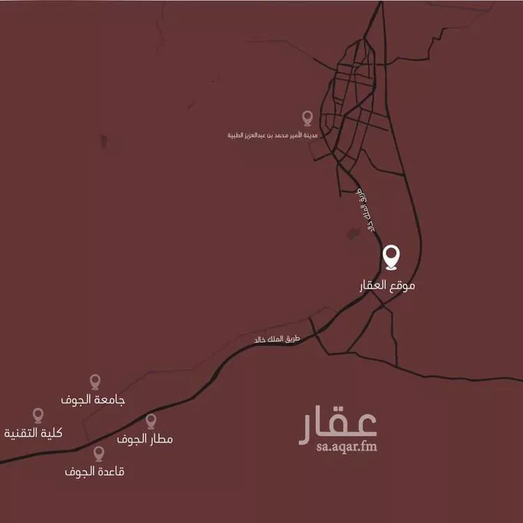 أرض للبيع في شارع طريق الملك خالد , حي النخيل, مدينة سكاكا, منطقة الجوف صورة 3