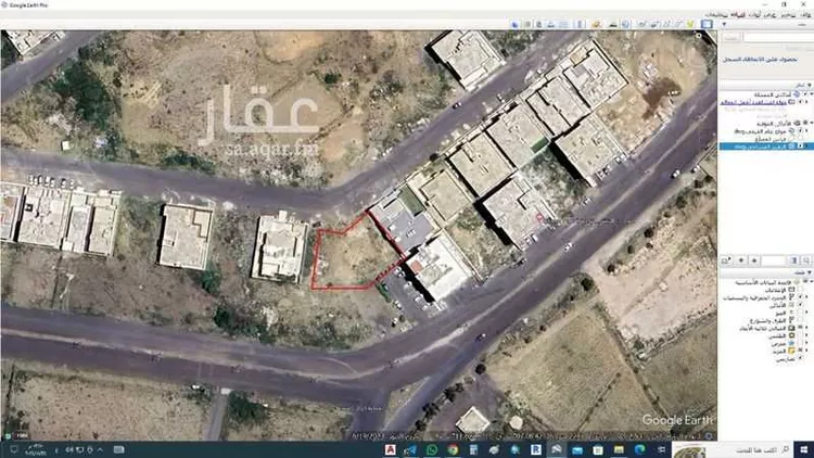 أرض للبيع في شارع عبدالله بن جابر, حي شمسان, مدينة أبها, منطقة عسير