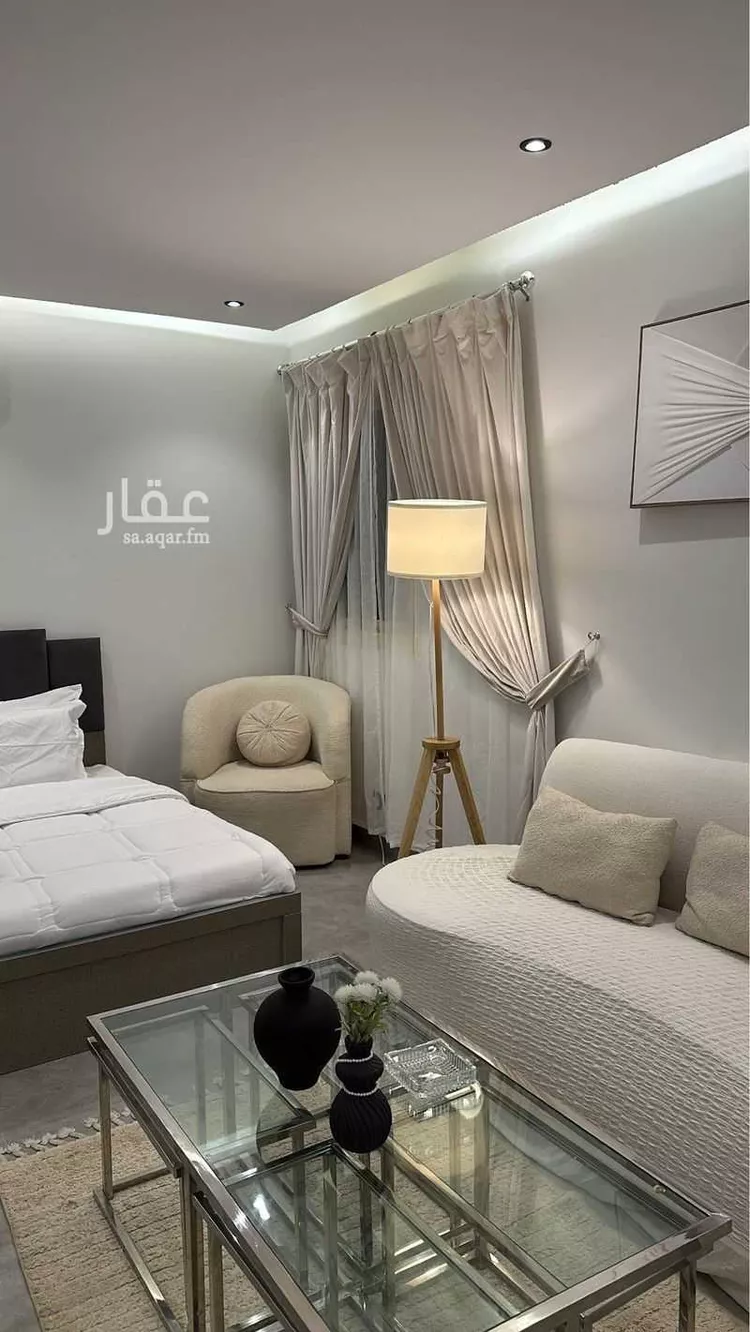 استديو مفروش للحجز في حي الملقا ، الرياض ، منطقة الرياض