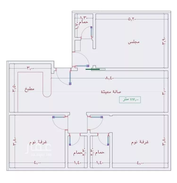 شقة للبيع في شارع السامر, حي الواحة, مدينة جدة, منطقة مكة المكرمة