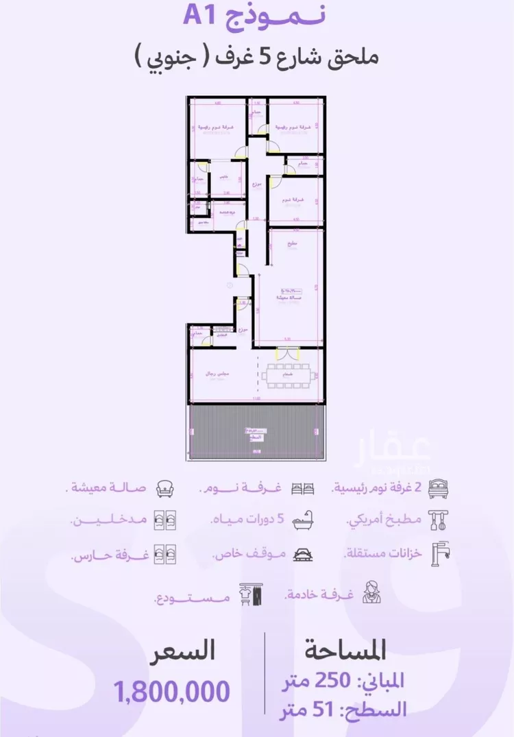 شقة للبيع في شارع عبدالله جاسر, حي الزهراء, مدينة جدة, منطقة مكة المكرمة 1 صورة