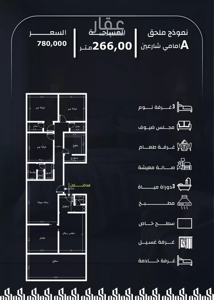 شقة للبيع في شارع عيسى الجرشي, حي الريان, مدينة جدة, منطقة مكة المكرمة صورة 2