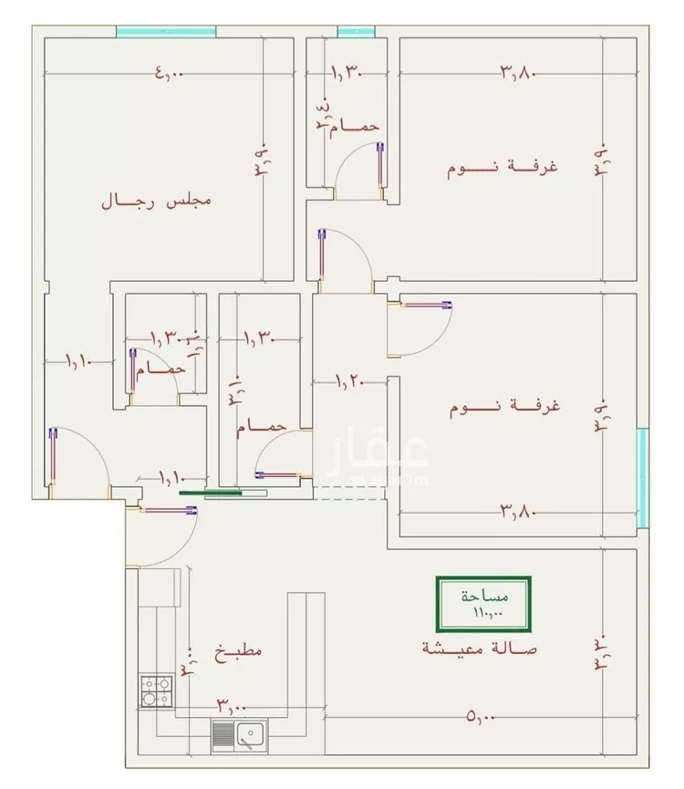 شقة للبيع في شارع الامير عبدالمجيد, حي الصواري, مدينة جدة, منطقة مكة المكرمة صورة 2