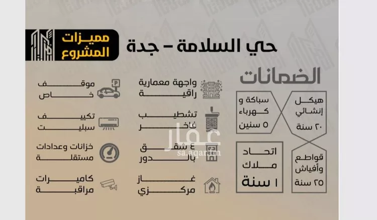 شقة للبيع في شارع مناره المروه, حي السلامة, مدينة جدة, منطقة مكة المكرمة صورة 3