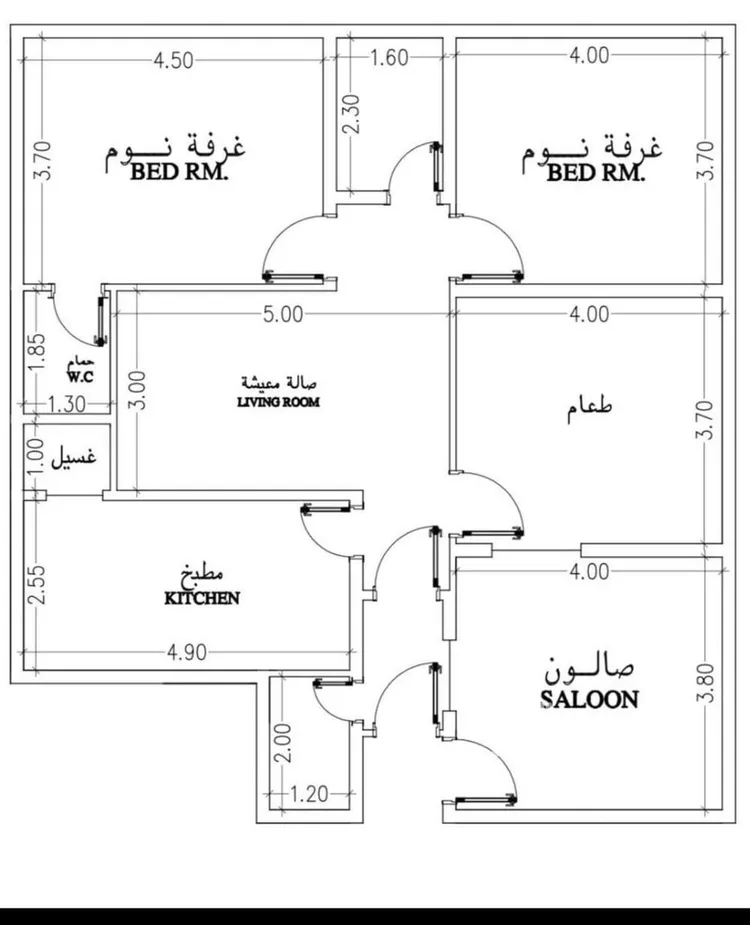 شقة للبيع في شارع قشران, حي النزهة, مدينة جدة, منطقة مكة المكرمة