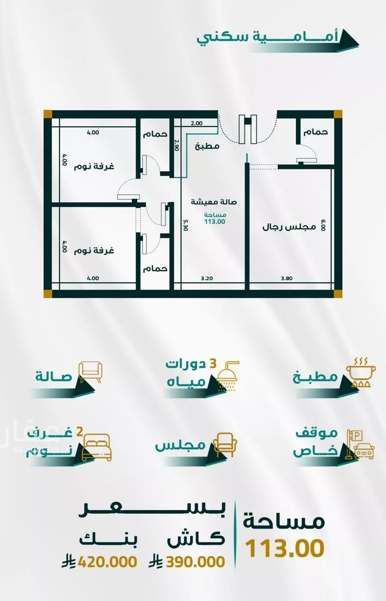 شقة للبيع في حي الفيحاء, مدينة جدة, منطقة مكة المكرمة صورة 4