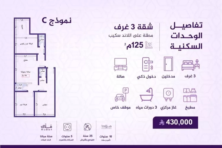 شقة للبيع في شارع احمد بن عيسى الرومي, حي الفيحاء, مدينة جدة, منطقة مكة المكرمة