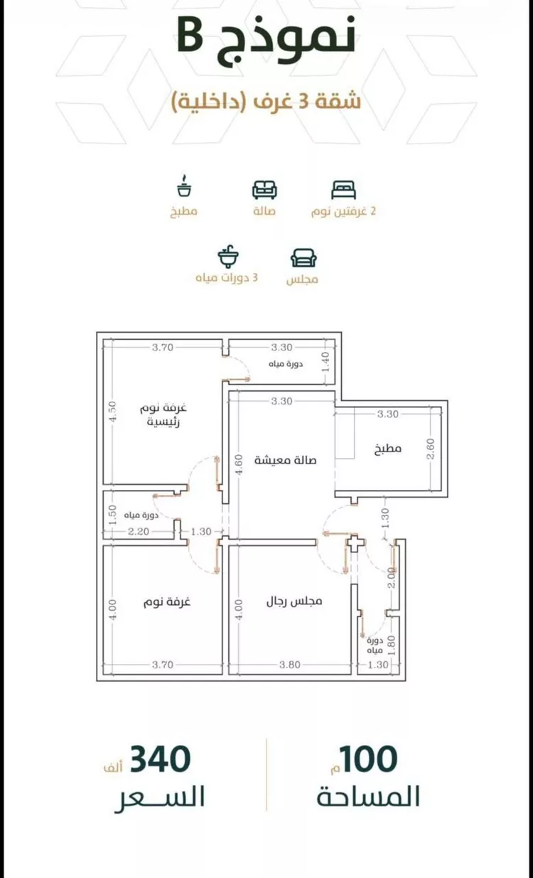 Apartment for Sale in Jeddah Ar Rabwah صورة 2