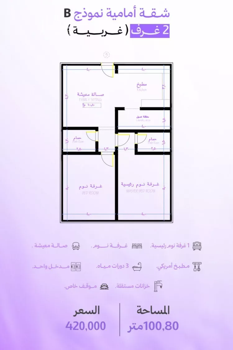 شقة للبيع في حي أبحر الجنوبية, مدينة جدة, منطقة مكة المكرمة صورة 2