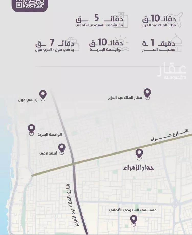 شقة للبيع في شارع عويم بن ابيض, حي الزهراء, مدينة جدة, منطقة مكة المكرمة صورة 3