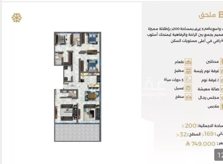 شقة للبيع في شارع ابو سفيان مدلوك, حي النعيم, مدينة جدة, منطقة مكة المكرمة صورة 3
