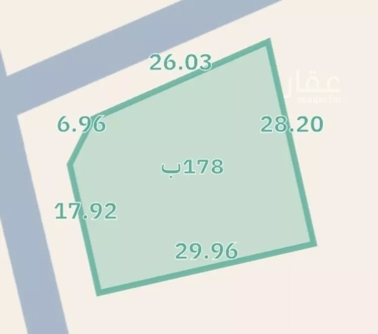 أرض للبيع في شارع اسحاق الشاشي, حي الرابية, مدينة الاحساء, المنطقة الشرقية