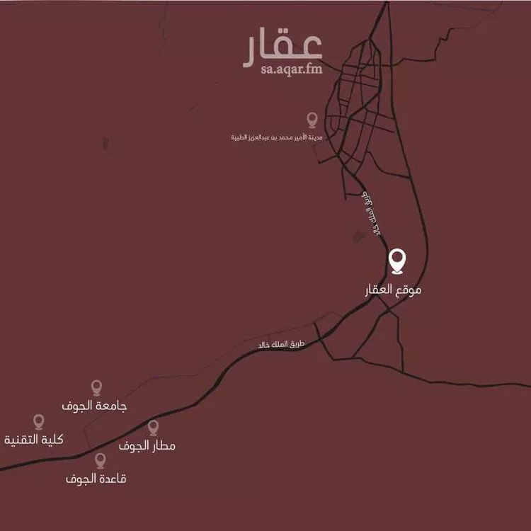 أرض للبيع في شارع طريق الملك خالد, حي النخيل, مدينة سكاكا, منطقة الجوف صورة 4