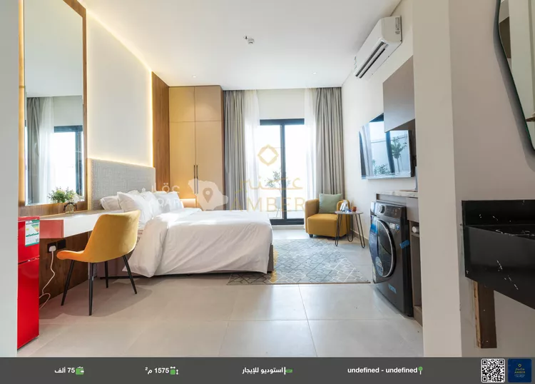 استوديو للإيجار في شارع زينب بنت جحش, حي الروضة, مدينة الرياض, منطقة الرياض