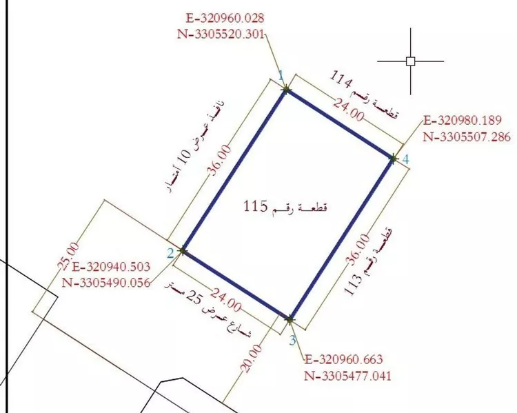 أرض للبيع في شارع طلعه التمياط 119, حي حي مخطط  فيصل, مدينة طلعه التمياط, منطقة الحدود الشماليه
