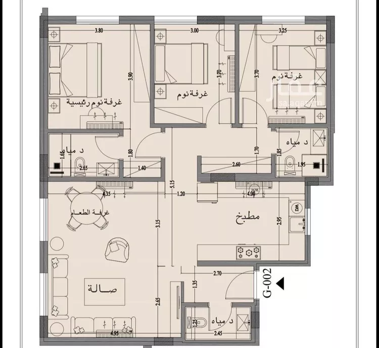 شقة للإيجار في شارع علقمة بن وائل, حي النرجس, مدينة الرياض, منطقة الرياض صورة 2