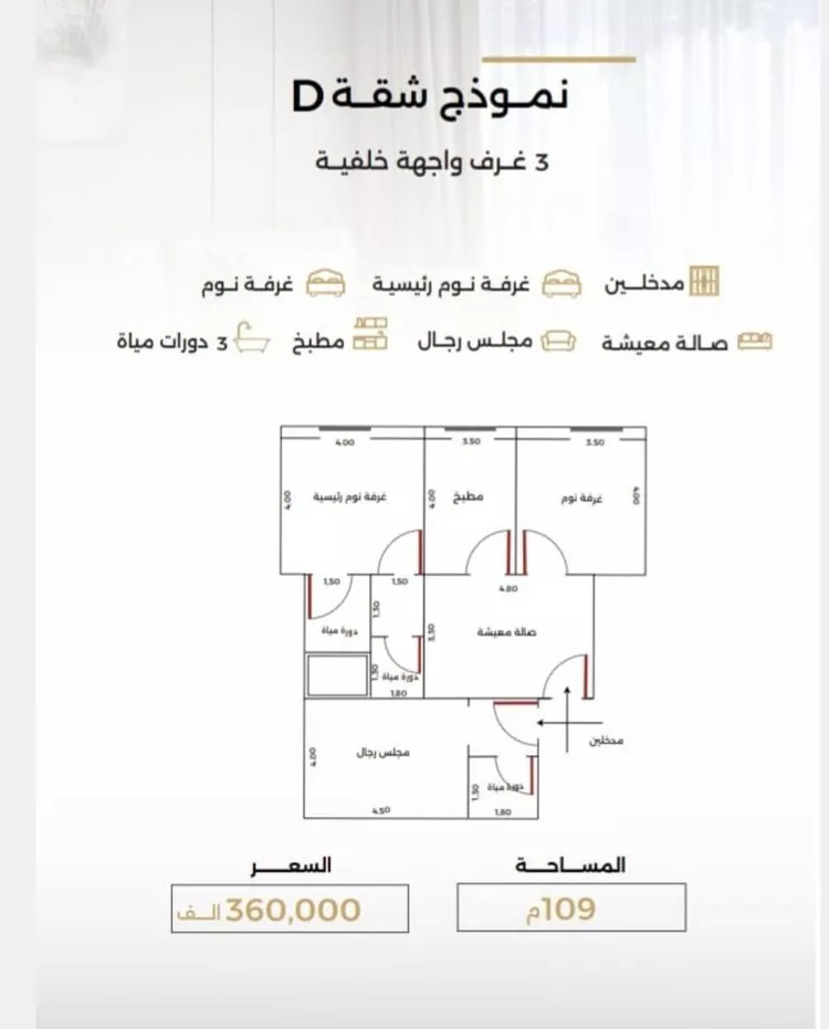 شقة للبيع في شارع الناصر بن الأحمر, حي الصفاء, مدينة جدة, منطقة مكة المكرمة صورة 2