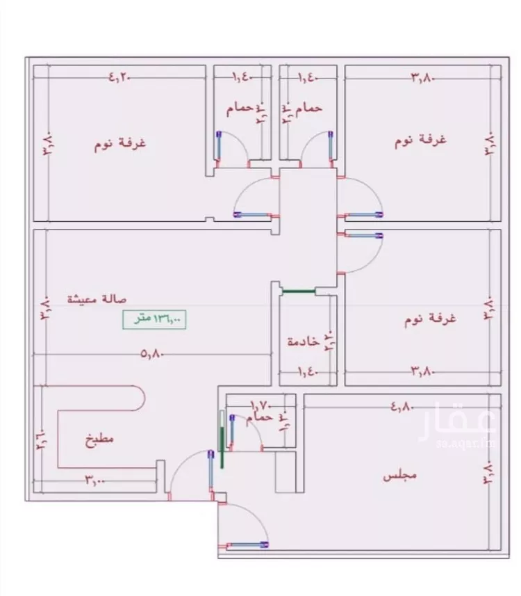 شقة للبيع في شارع السامر, حي الواحة, مدينة جدة, منطقة مكة المكرمة صورة 2