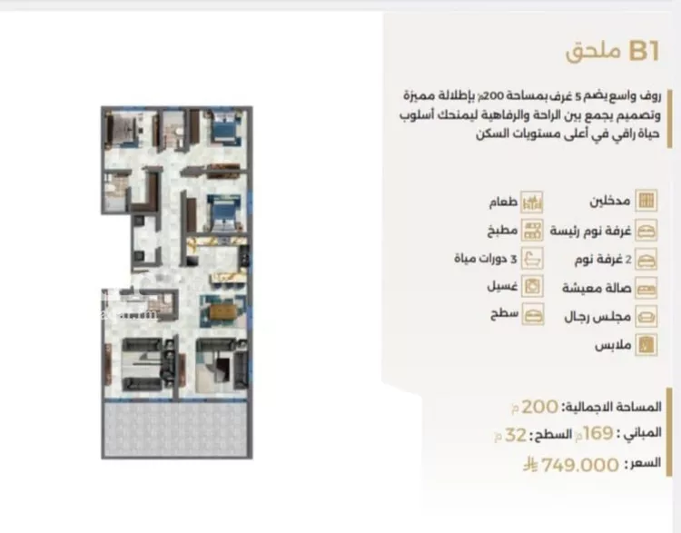 شقة للبيع في شارع ابو سفيان مدلوك, حي النعيم, مدينة جدة, منطقة مكة المكرمة صورة 3