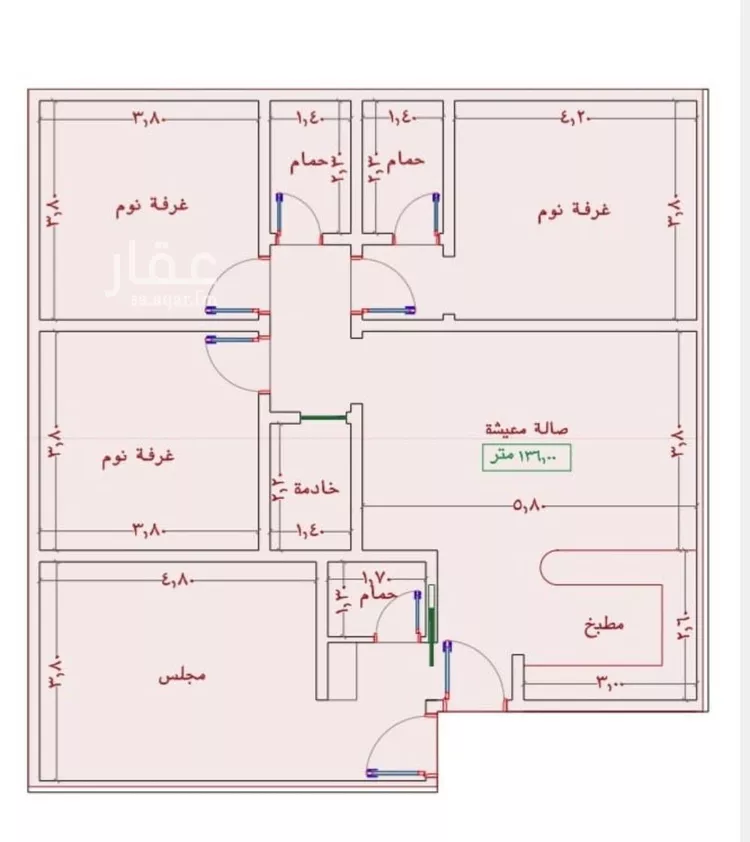 شقة للبيع في شارع السامر, حي الواحة, مدينة جدة, منطقة مكة المكرمة صورة 2
