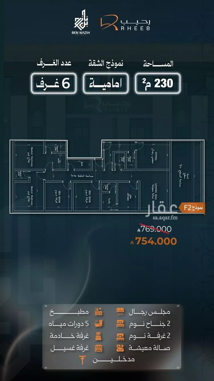 شقة للبيع في شارع نشطون, حي النزهة, مدينة جدة, منطقة مكة المكرمة