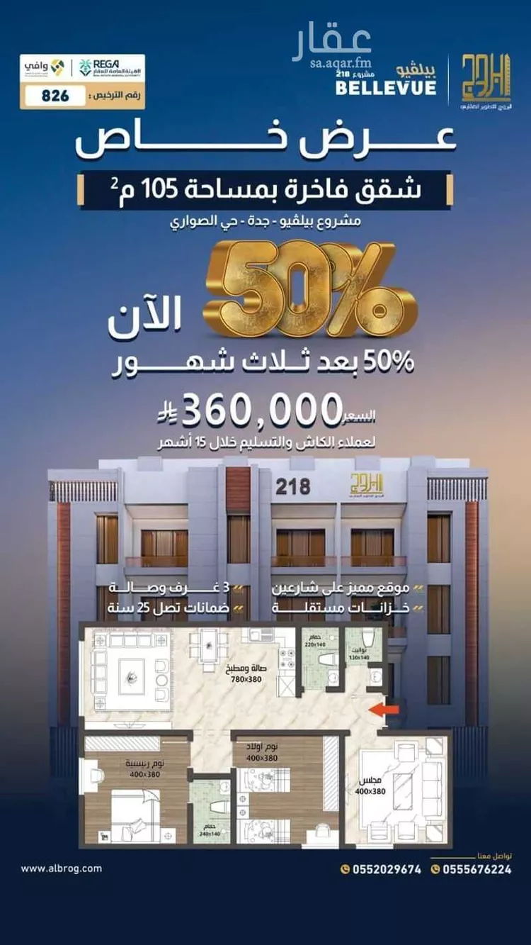 شقة للبيع في شارع الامير عبدالمجيد, حي الصواري, مدينة جدة, منطقة مكة المكرمة صورة 3