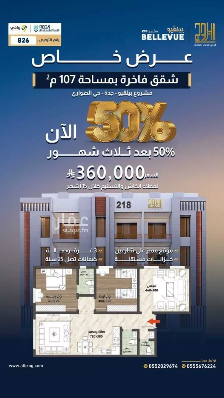 شقة للبيع في شارع الامير عبدالمجيد, حي الصواري, مدينة جدة, منطقة مكة المكرمة صورة 2