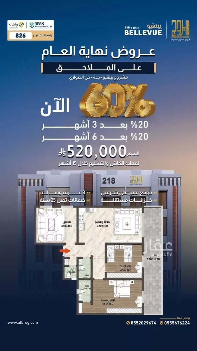 شقة للبيع في شارع الامير عبدالمجيد, حي الصواري, مدينة جدة, منطقة مكة المكرمة صورة 4