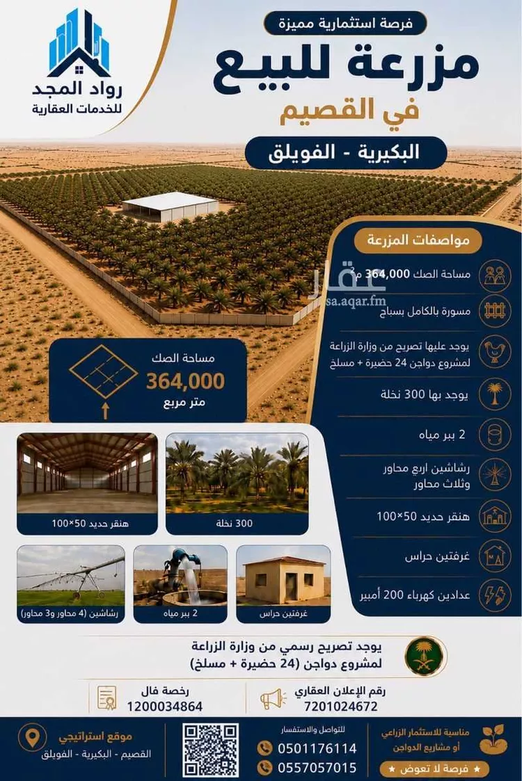 Farm for Sale in Riyadh Al Khabra An Nuzhah