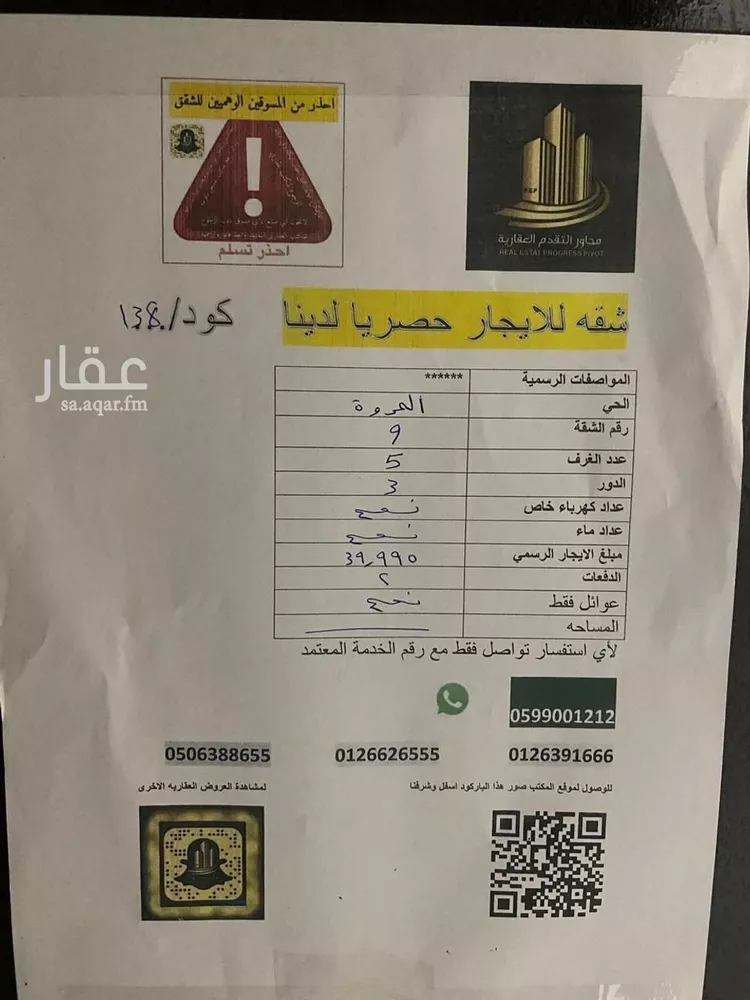 شقة للإيجار في شارع ابو حبيب الانصاري, حي المروة, مدينة جدة, منطقة مكة المكرمة صورة 2