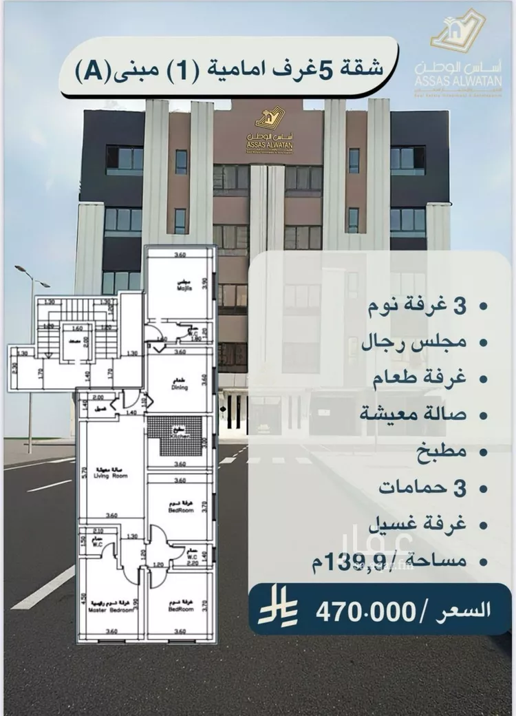 شقة للبيع في شارع أحمد بن زواوي المالكي, حي الأمير عبدالمجيد, مدينة جدة, منطقة مكة المكرمة