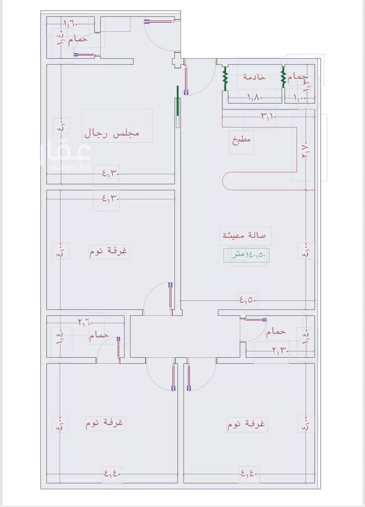 شقة للبيع في شارع عمر الخردلي, حي الجامعة, مدينة جدة, منطقة مكة المكرمة