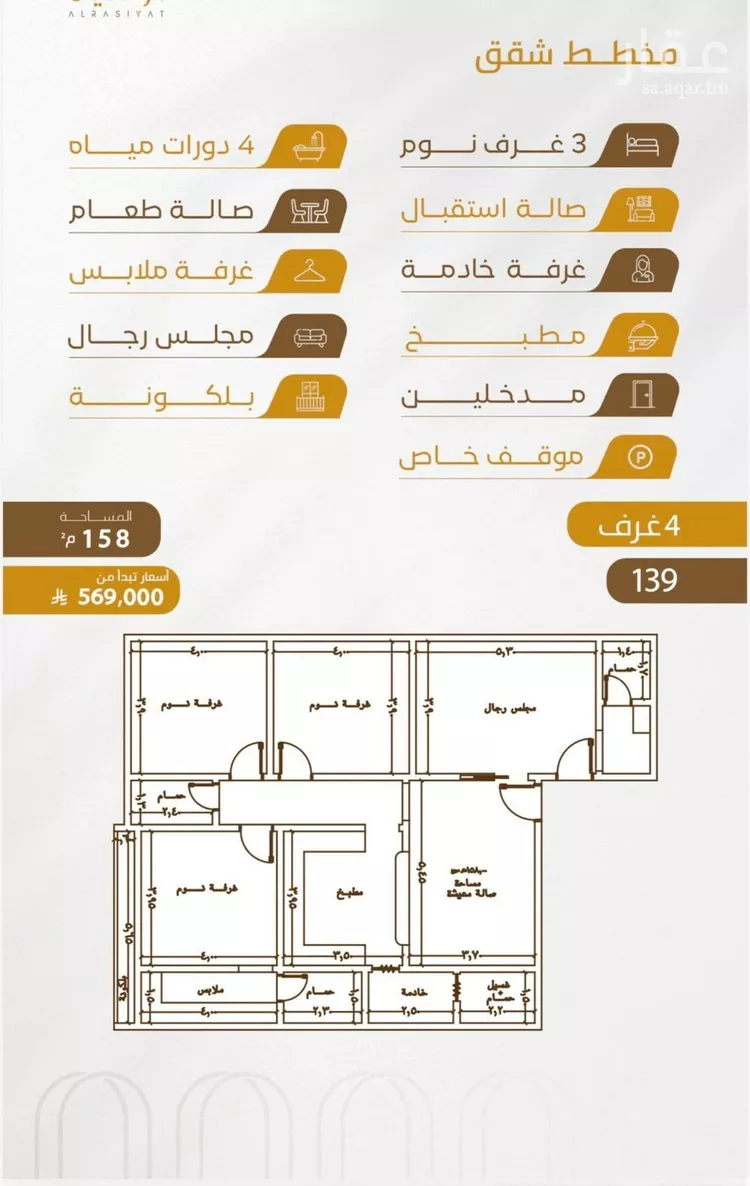 شقة للبيع في شارع سهل بن حنيف, حي الورود, مدينة جدة, منطقة مكة المكرمة 1 صورة
