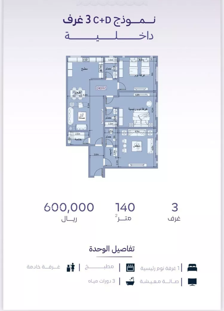 شقة للبيع في شارع خضر افندي, حي الزهراء, مدينة جدة, منطقة مكة المكرمة