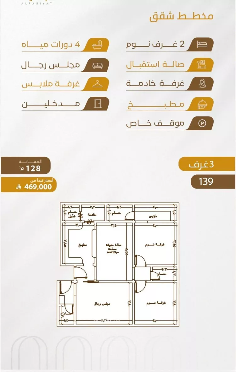 شقة للبيع في شارع سهل بن حنيف, حي الورود, مدينة جدة, منطقة مكة المكرمة 1 صورة