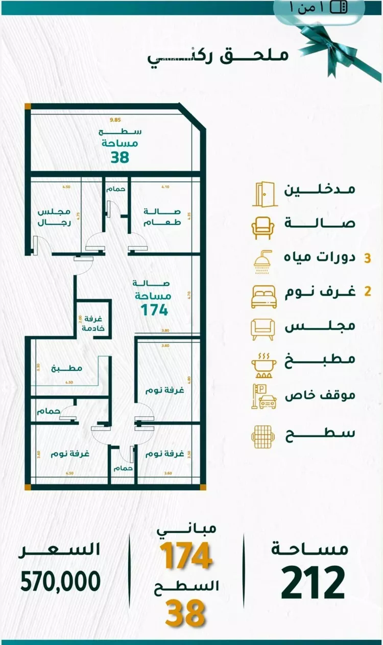 Apartment for Sale in Jeddah Mishrifah