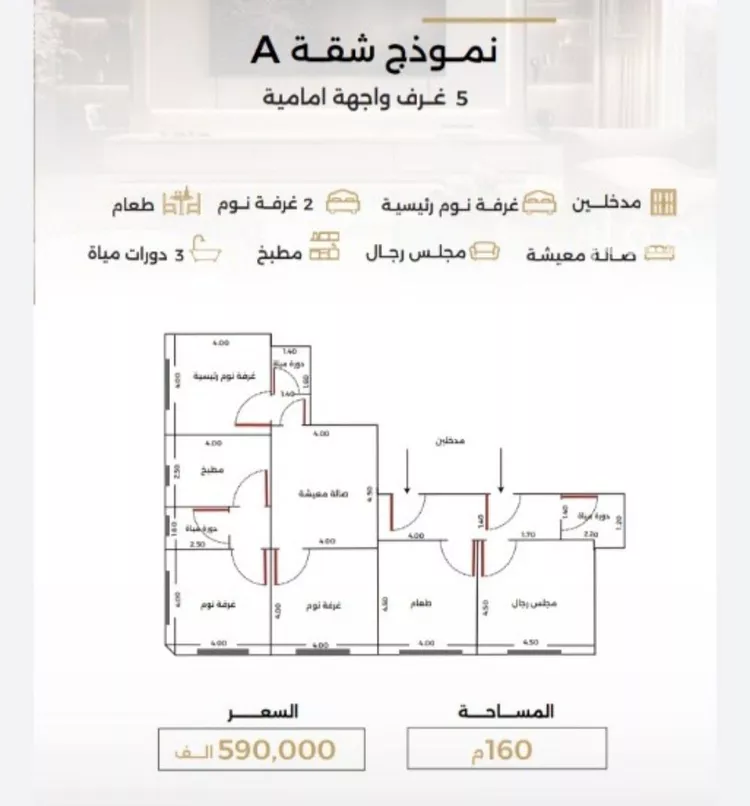 شقة للبيع في شارع الناصر بن الأحمر, حي الصفاء, مدينة جدة, منطقة مكة المكرمة صورة 2