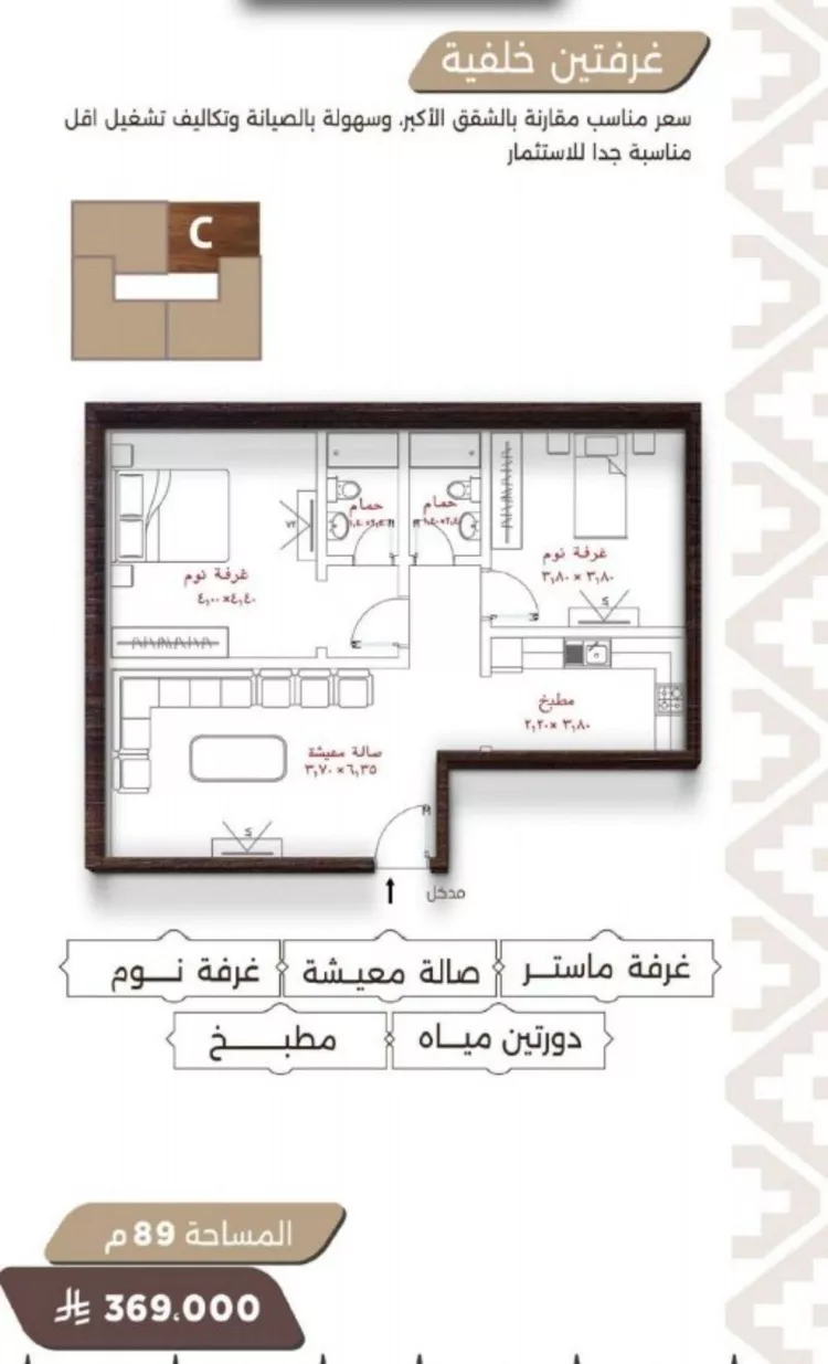 شقة للبيع في شارع اسيد بن الاخنس, حي النعيم, مدينة جدة, منطقة مكة المكرمة صورة 4
