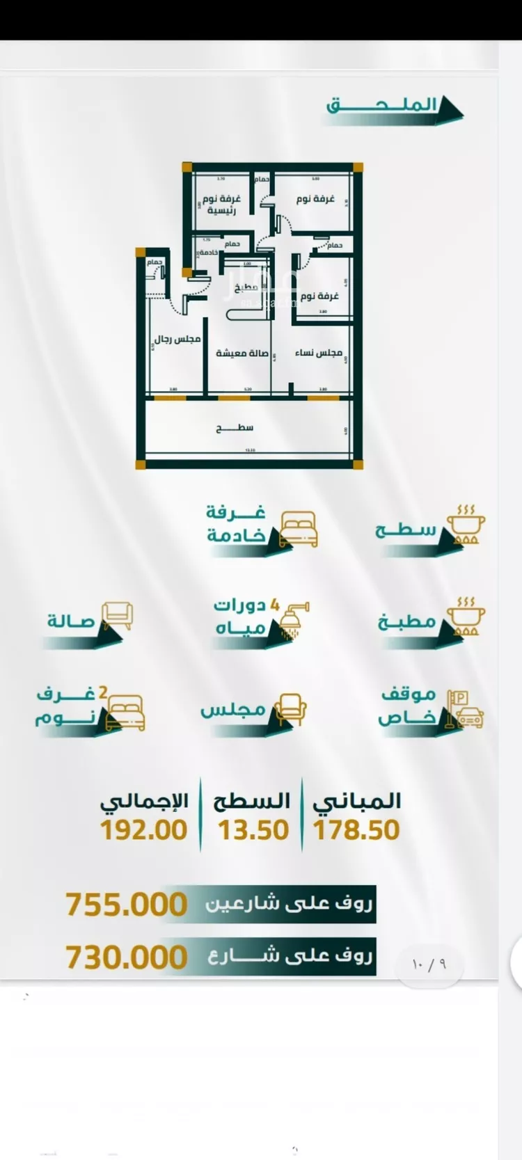 شقة للبيع في شارع ابو ذر الغفاري, حي الفيحاء, مدينة جدة, منطقة مكة المكرمة صورة 3