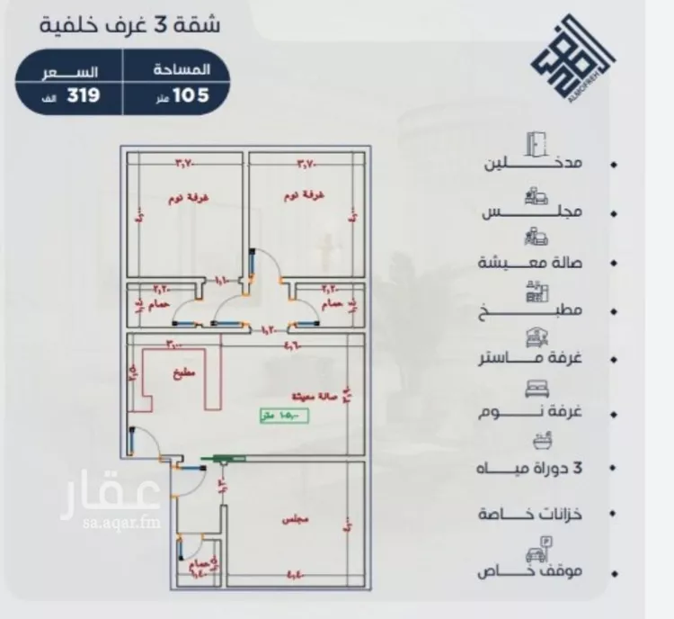 شقة للبيع في شارع محمد المنشاوي, حي الياقوت, مدينة جدة, منطقة مكة المكرمة صورة 2