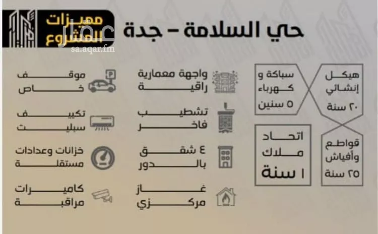 شقة للبيع في شارع مناره المروه, حي السلامة, مدينة جدة, منطقة مكة المكرمة صورة 3