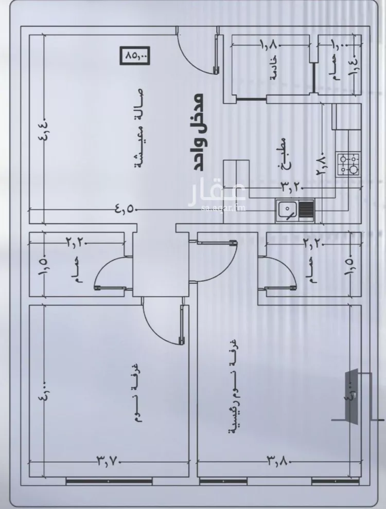 شقة للبيع في شارع جعفر ابن أبي الحكم, حي الصفاء, مدينة جدة, منطقة مكة المكرمة صورة 4