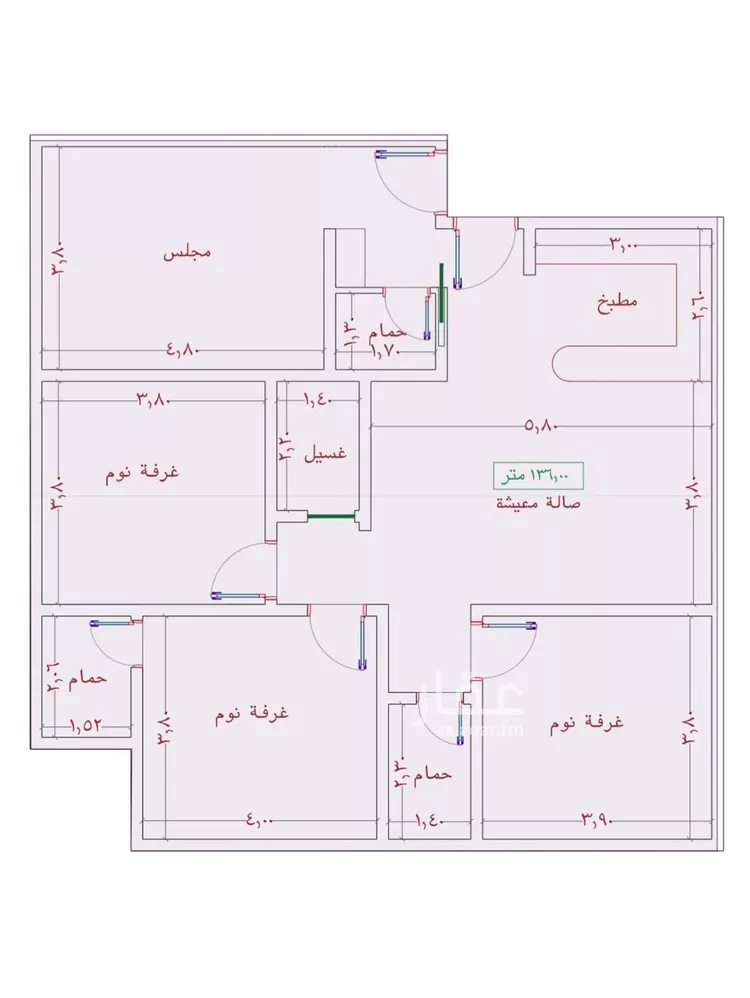 شقة للبيع في شارع الواحة, حي الواحة, مدينة جدة, منطقة مكة المكرمة صورة 4