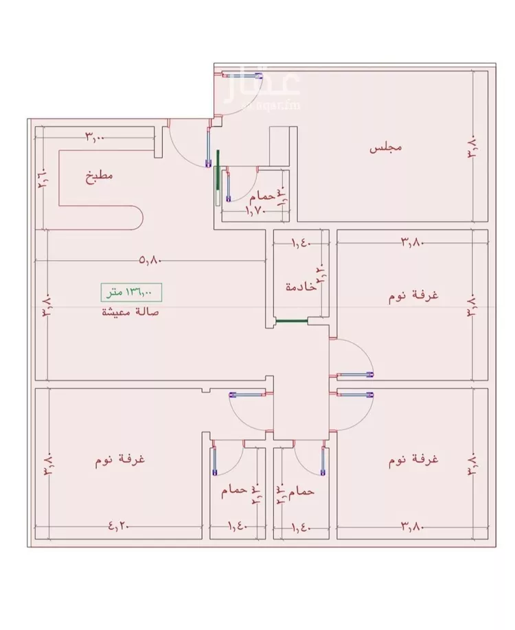 شقة للبيع في شارع السامر, حي الواحة, مدينة جدة, منطقة مكة المكرمة صورة 4