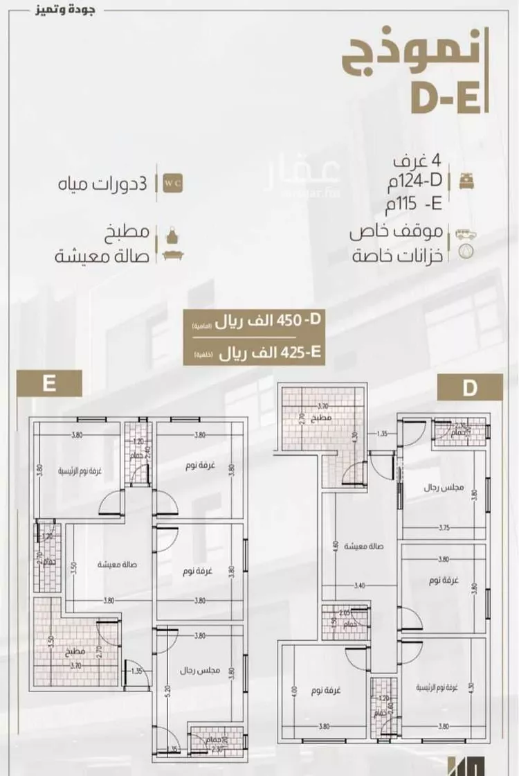 شقة للبيع في شارع عبد الصمد البزاز, حي الريان, مدينة جدة, منطقة مكة المكرمة صورة 2