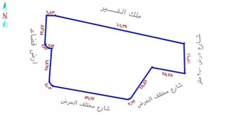 أرض للبيع في حي الجفيجف, مدينة الطائف, منطقة مكة المكرمة صورة 5
