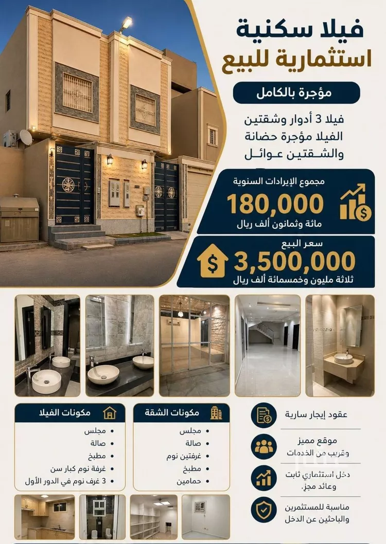 Villa for Sale in Riyadh An Narjis