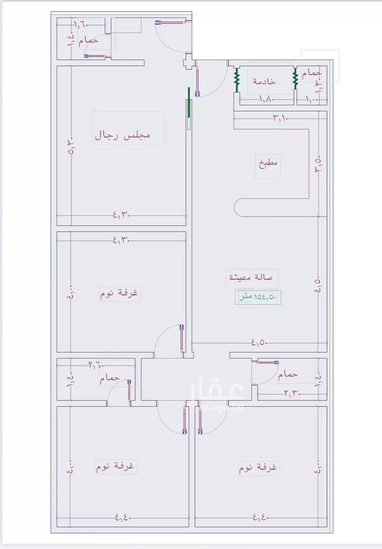 شقة للبيع في شارع عمر الخردلي, حي الجامعة, مدينة جدة, منطقة مكة المكرمة