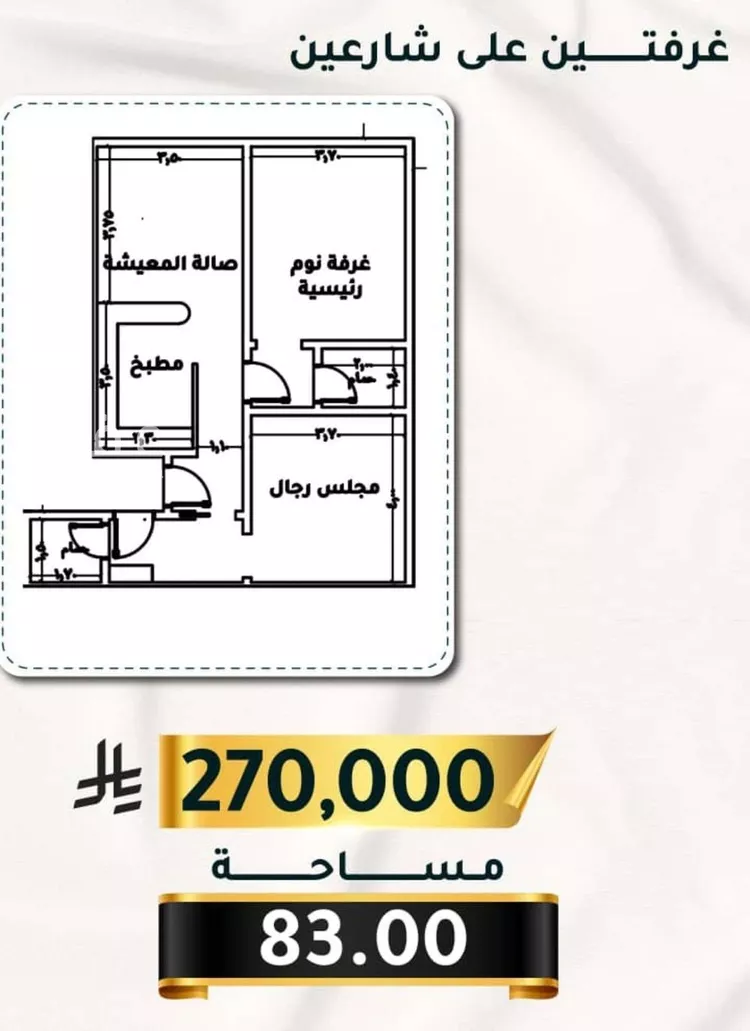 شقة للبيع في شارع الاسود, حي الثغر, مدينة جدة, منطقة مكة المكرمة صورة 2