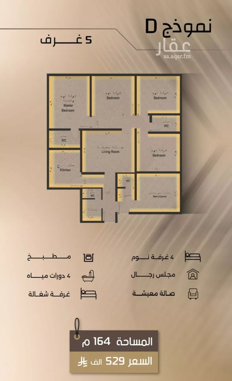 شقة للبيع في شارع زيد بن قيس, حي الفيصلية, مدينة جدة, منطقة مكة المكرمة صورة 4